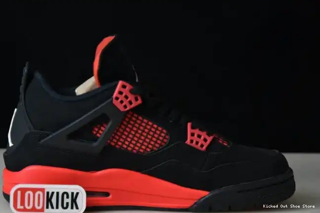 Kick Theory CT8527-016 Jordan Red Air 4 Thunder 0613